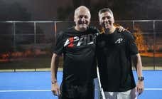A1 Padel monta un partido en la 'La Moncloa' de Paraguay con el presidente del gobierno