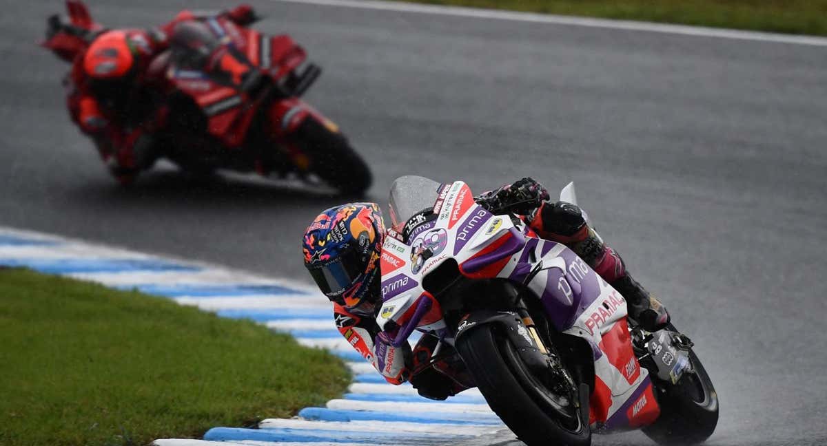 Jorge Martín en el GP de Japón. /AFP