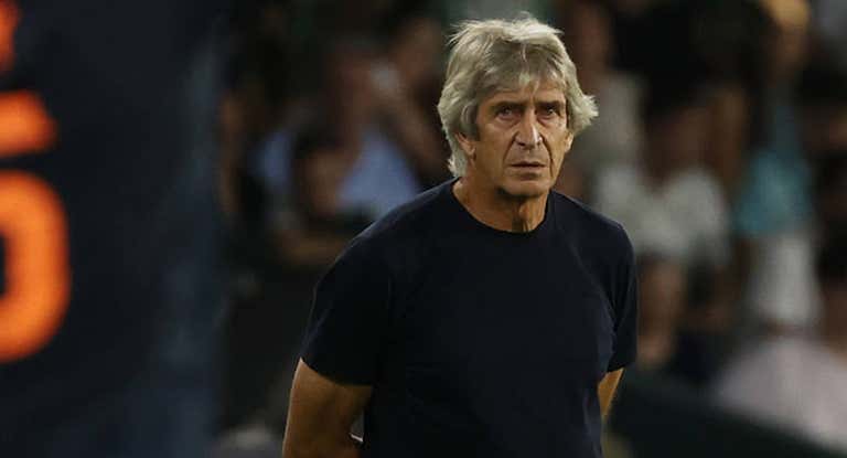 Manuel Pellegrini, durante el partido ante el Valencia.