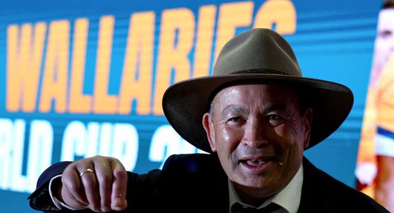 Eddie Jones en presentación.