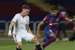 Un nuevo Adrià Pedrosa resurge en el Sevilla: Acuña ya tiene competencia en el lateral