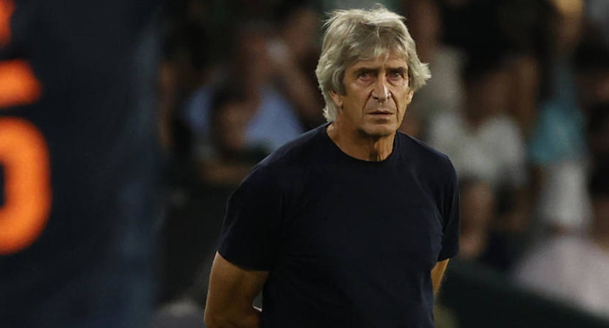 Manuel Pellegrini, en el partido ante el Valencia.