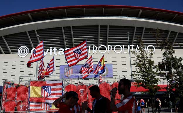 Imagen del Metropolitano durante un partido del Atlético de Madrid. REUTERS