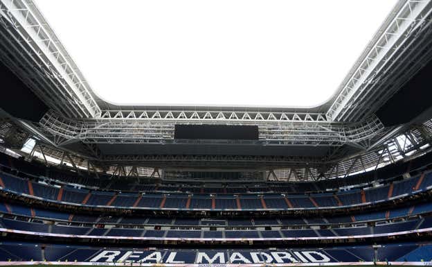 Imagen del nuevo Bernabéu, todavía en obras. REUTERS