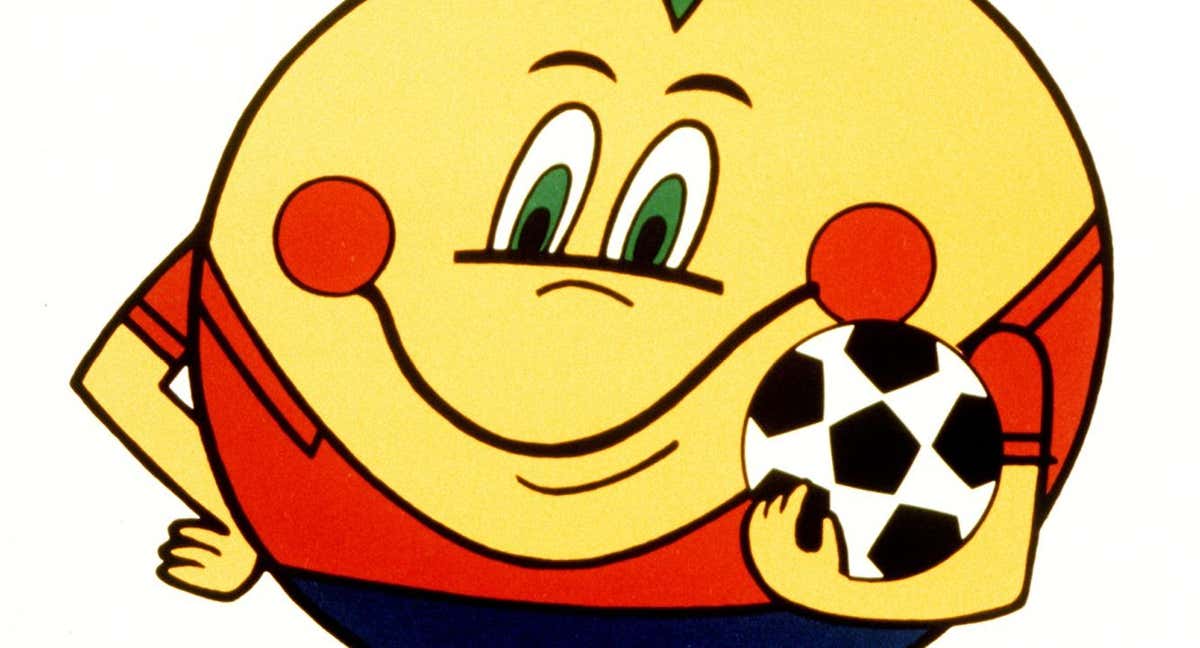 Naranjito, un dibujo obra de José María Martín Pacheco, fue la mascota del Mundial 82 que se celebró en España. /ARCHIVO ABC