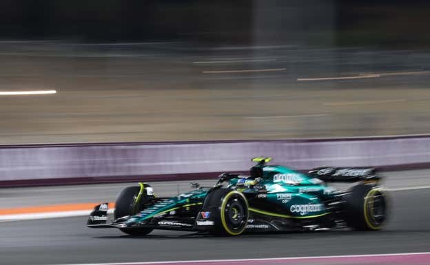 Fernando Alonso, durante la carrera del GP de Catar 2023 de F1.  EFE