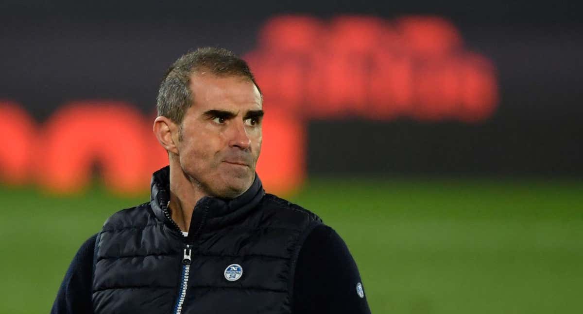 Gaizka Garitano, nuevo entrenador del Almería. /AFP