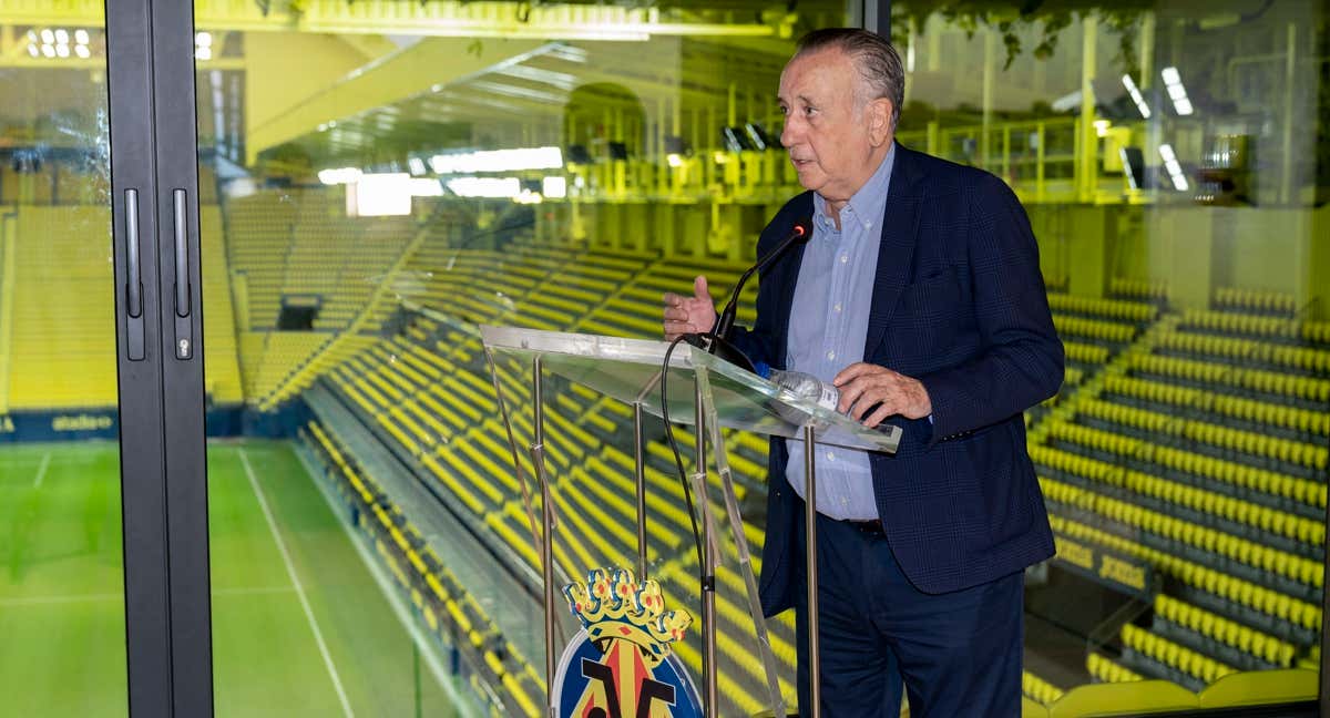 Fernando Roig durante la presentación. /VILLARREAL