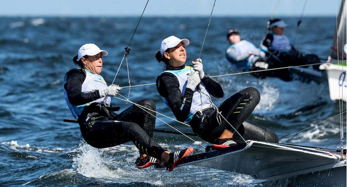 Támara Echegoyen, única campeona olímpica que estará en Marsella, junto a Paula Barceló. /SAILING ENERGY