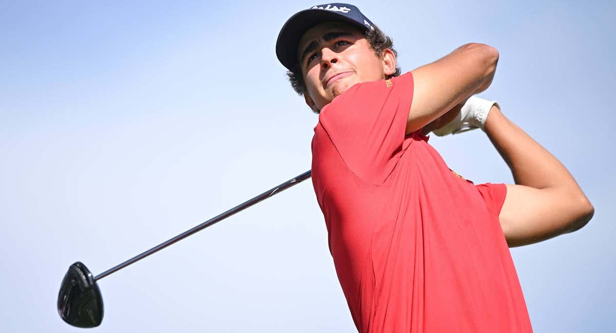 Luis Masaveu, durante un torneo de golf. /Getty