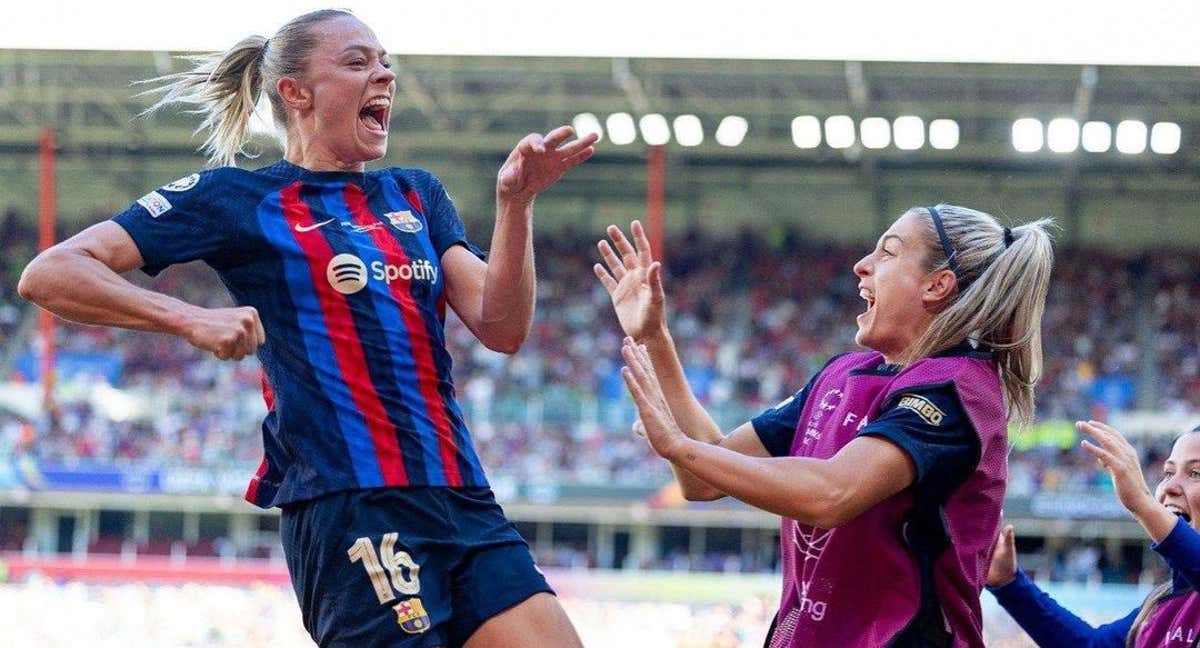 Rolfo celebrando el gol en la final de la Champions. /FCB