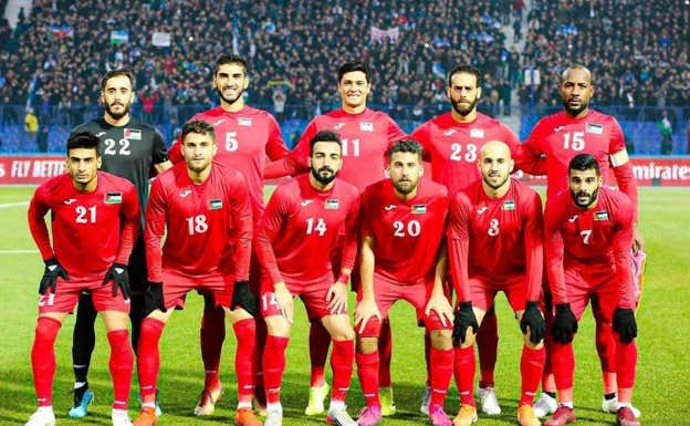La selección palestina.  Instagram