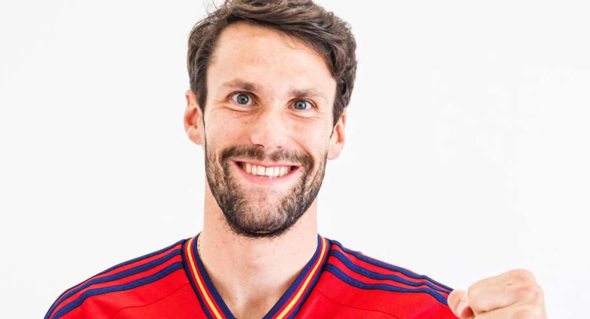 Pedraza con la selección.