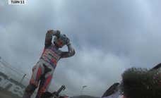 Un fallo mientras rodaba en cabeza deja a Jorge Martín sin el liderato de MotoGP