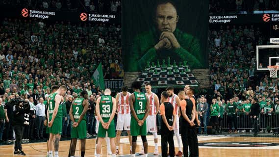 Imagen del Zalgiris-Estrella Roja de la última jornada de Euroliga./Zalgiris