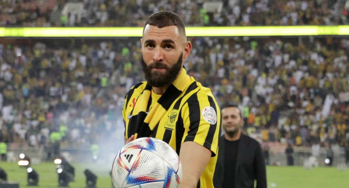 Benzema, en Arabia.