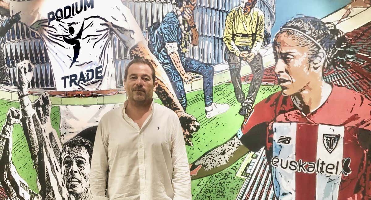 Xabi Eskurza, en el despacho que tiene en Bilbao. /Relevo