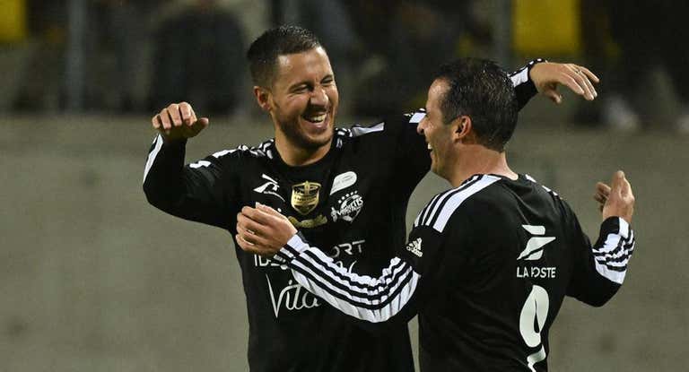 Eden hazard, en un partido benéfico.