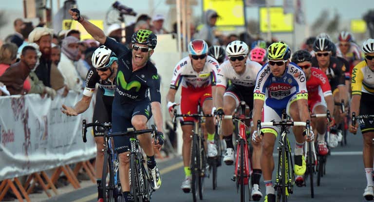 José Joaquín Rojas firma una de las mejores victorias de su vida deportiva: en la Vuelta a Qatar de 2015, por delante de Tom Boonen y Peter Sagan.