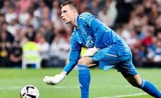 Lunin no cambia su estatus y se mosquea a ocho meses de acabar su contrato