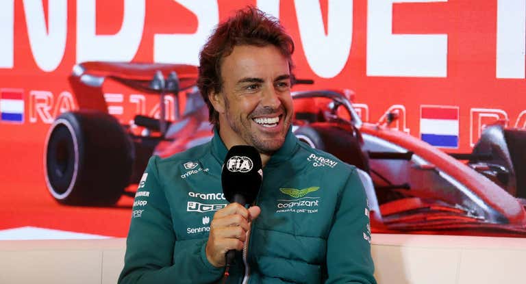 Fernando Alonso, en rueda de prensa.