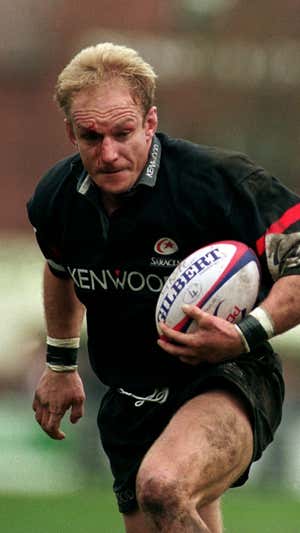 Pienaar jugando para los Saracens en 1999 GETTY
