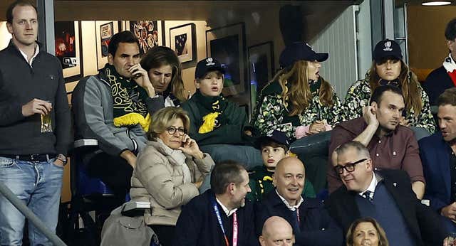 ¿Es Federer sudafricano? La intrahistoria del suizo animando a los Springboks en la final del Mundial de rugby