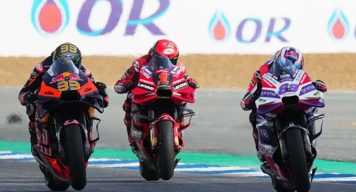 Final de la carrera de MotoGP. /Reuters