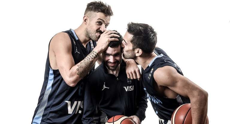 Nico Laprovittola, Germán Beder y Facundo Campazzo.