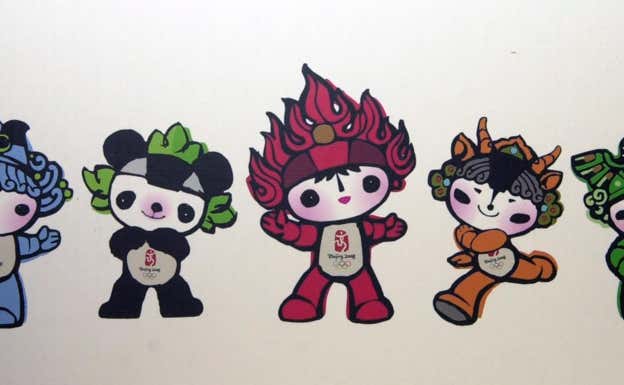 Las mascotas de los Juegos Olímpicos de Pekín 2008. EFE