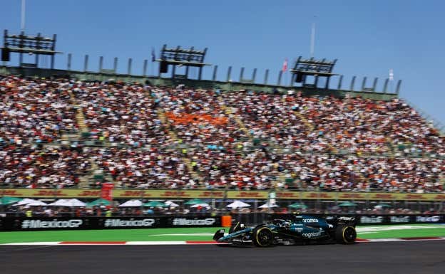 Fernando Alonso, durante el GP de México 2023 de F1.  Aston Martin