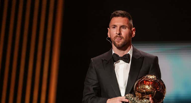 Messi, con su octavo Balón de Oro.
