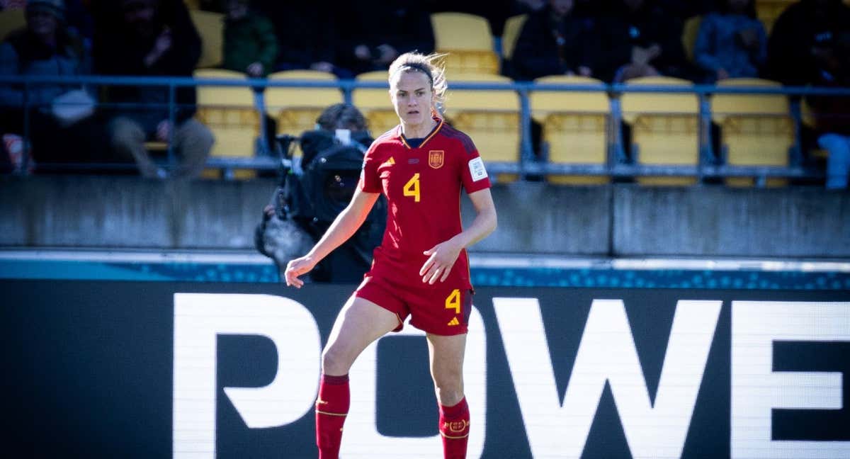 Irene Paredes, jugadora de la Selección, durante el Mundial. /RFEF