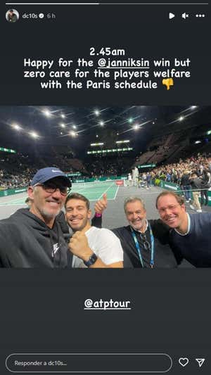Publicación de Darren Cahill en Instagram.