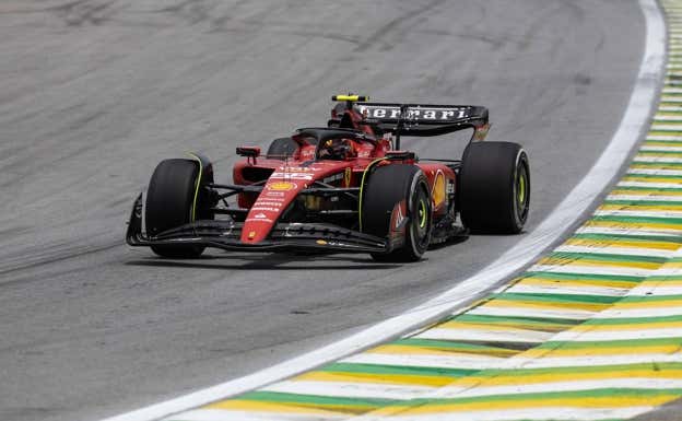 Sainz, en la clasificación.  EFE