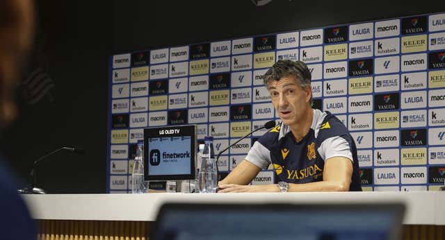 Imanol Alguacil: «Hace tiempo que el Barcelona sale de otra manera cuando se enfrenta a la Real»