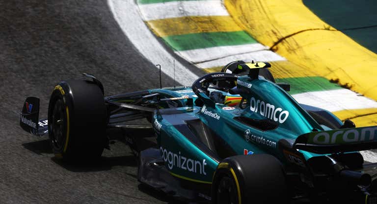 Fernando Alonso, durante el fin de semana del GP de Sao Paulo 2023 de F1.