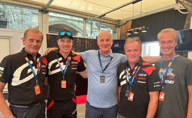 Kankkunen, Latvala, Mäkinen y Rovanperä padre, todos ellos protegidos de Jouhki. Buag Sports