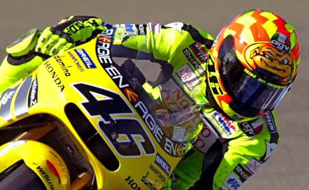 Valentino Rossi en 2001. Emilio Morenatti