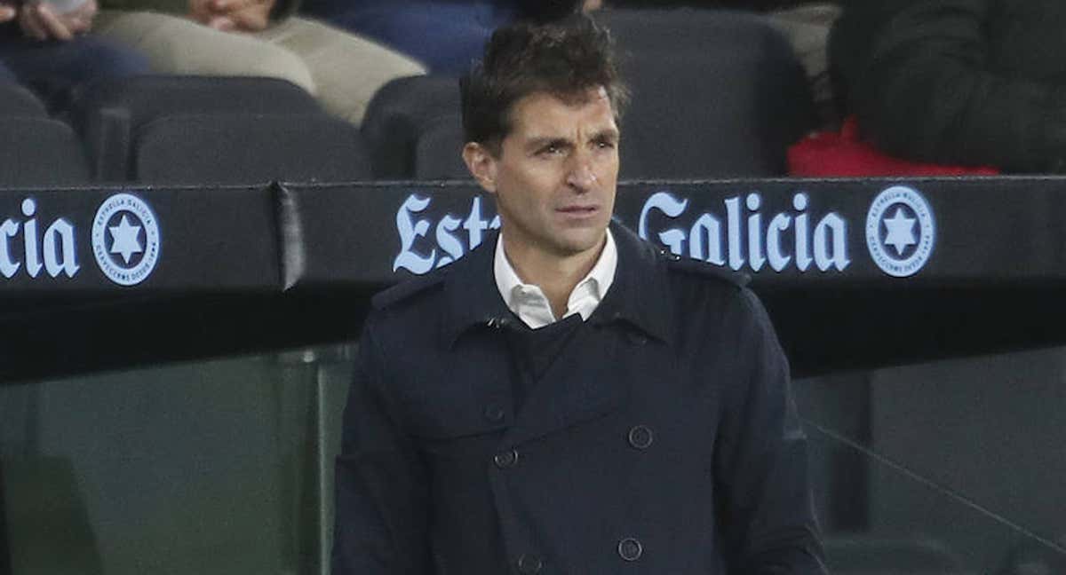 Diego Alonso, en el partido ante el Celta./EFE
