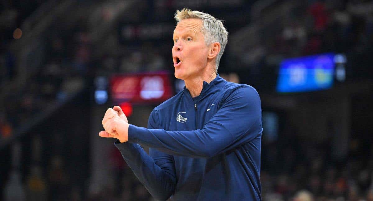 Steve Kerr, durante un partido de la selección de Estados Unidos. /AFP