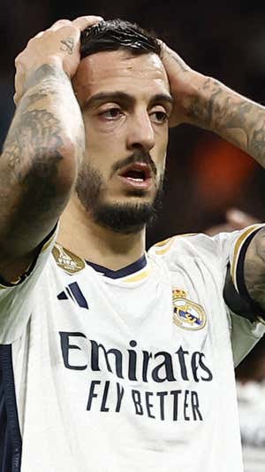 Joselu, durante el Real Madrid-Rayo Vallecano. Reuters