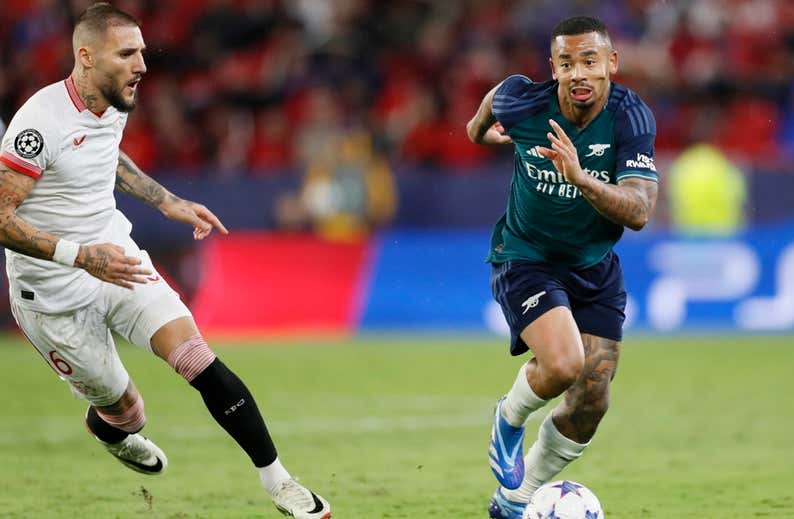 El Sevilla no comparece ante el Arsenal y se complica la vida en Champions