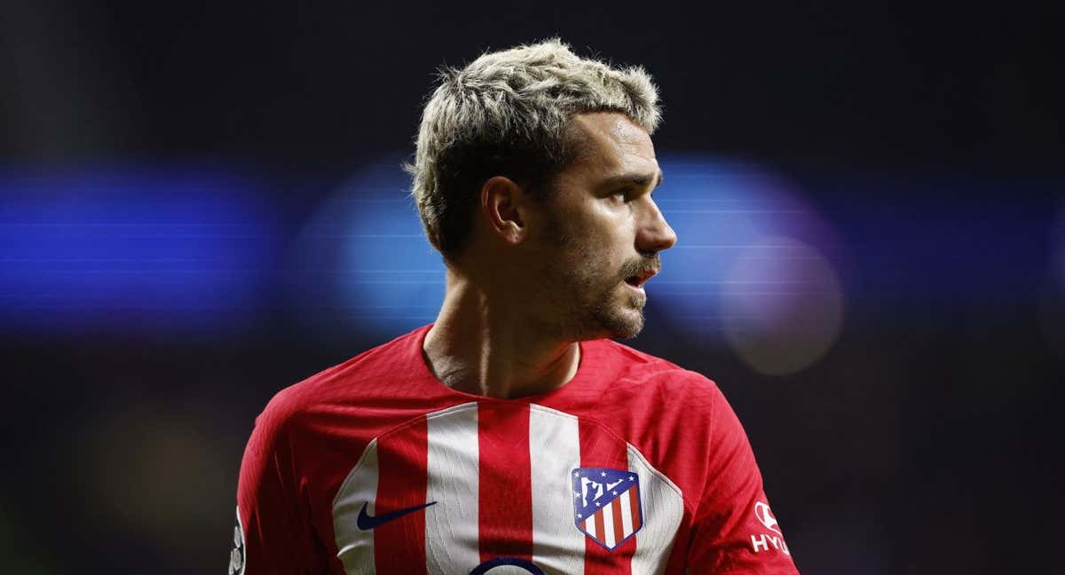 Griezmann, en el partido Atlético - Celtic de la fase de grupos de Champions.
