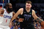 Luka Doncic se viste de Jordan y LeBron para pinchar el globo de Harden y los Clippers con 44 puntos