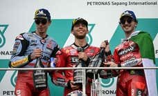Bastianini se reivindica y Bagnaia bate a Martín en la antepenúltima batalla por el título