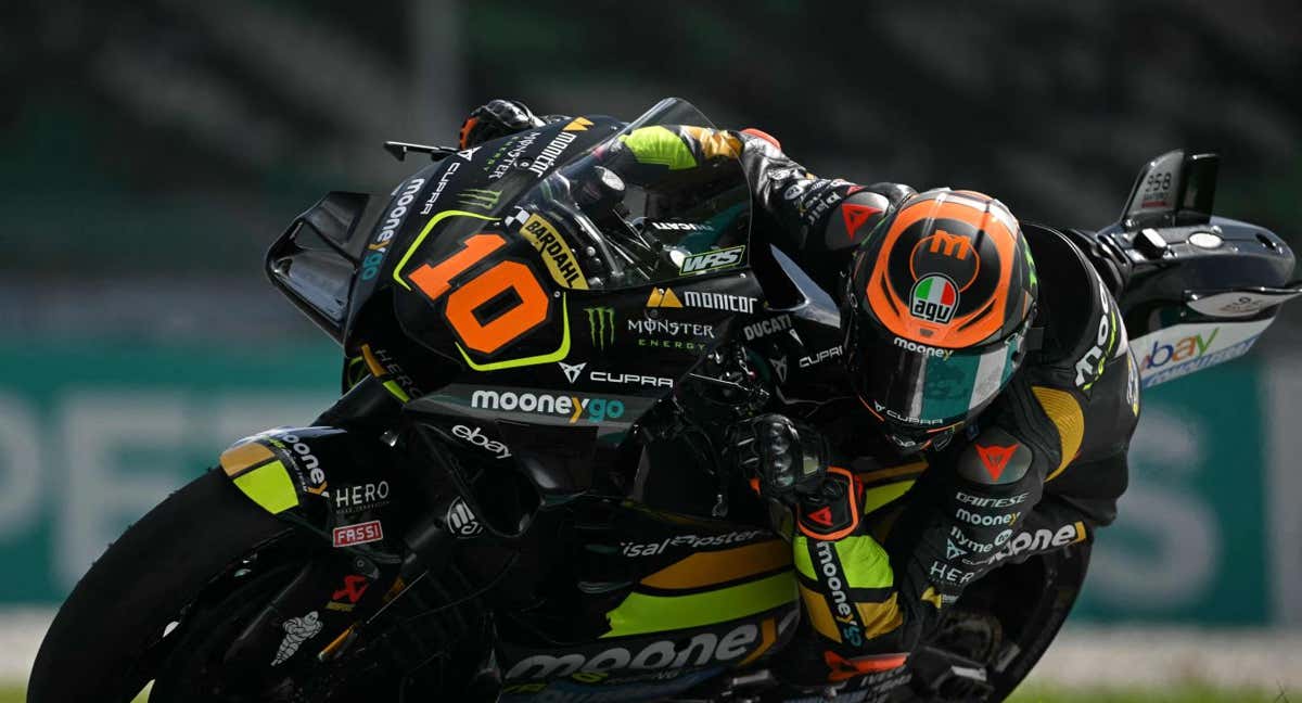 Luca Marini, en el Gran Premio de Malasia. /AFP