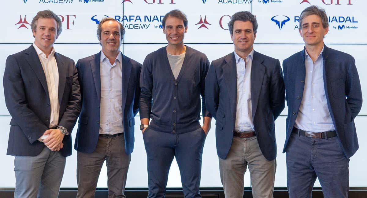 La Rafa Nadal Academy con GPF. /RAFA NADAL ACADEMY