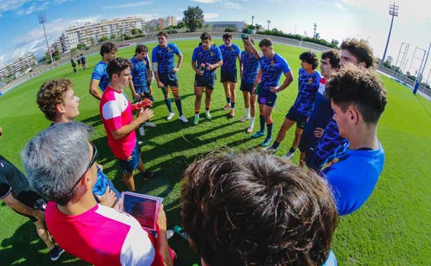 Paco Hernández entrenando en el training camp de Málaga.  Cedida