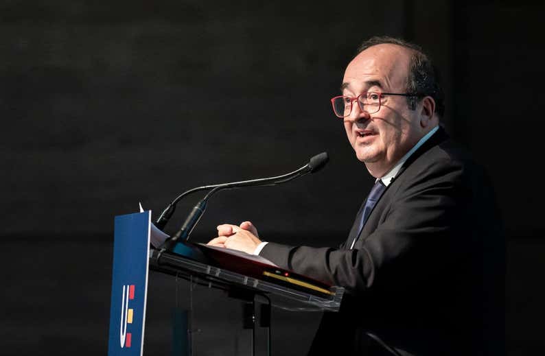 Iceta reconoce por primera vez en público que el beso de Rubiales a Hermoso «no fue consentido»
